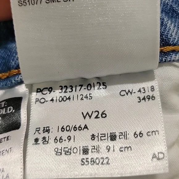 Snoopy Levis 501 Yellow Tag Button Fly Shorts Size 26 - Picture 3 of 13